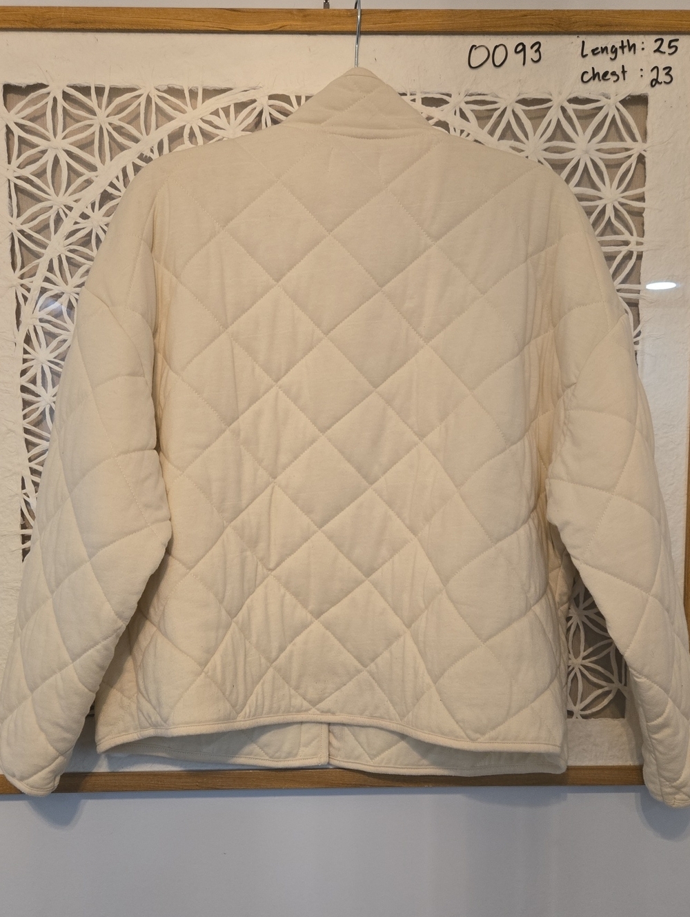 Z SUPPLY White/Cream Quilted Jacket Women’s Medium Lightweight Cozy Layer - Picture 4 of 6